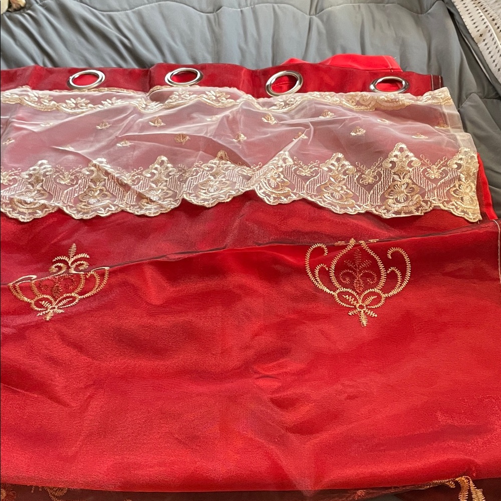 European Double Layer Curtains